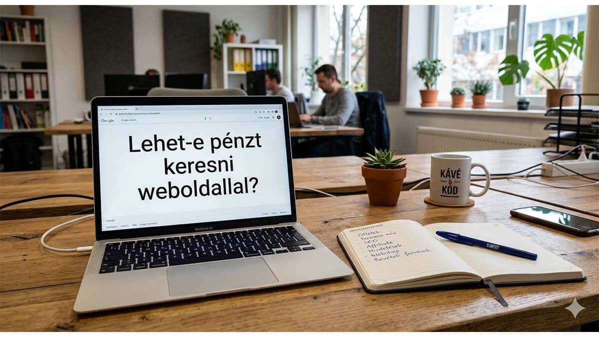 lehet pénzt keresni weboldallal