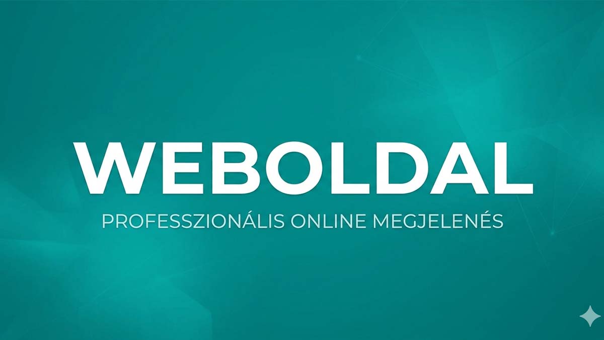 weboldal fejlesztés